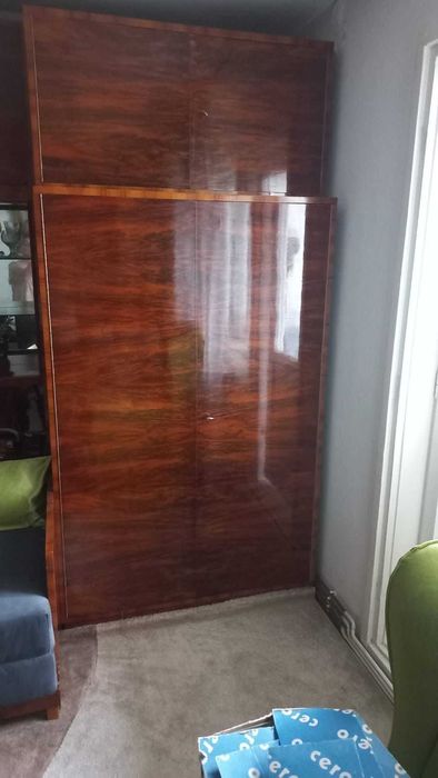 Set complet din lemn cu coltar/ Mobilier sufragerie