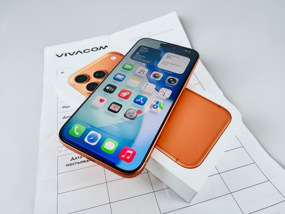 НОВ! Apple iPhone 17 Pro Max 256GB Orange 2г. Гаранция!