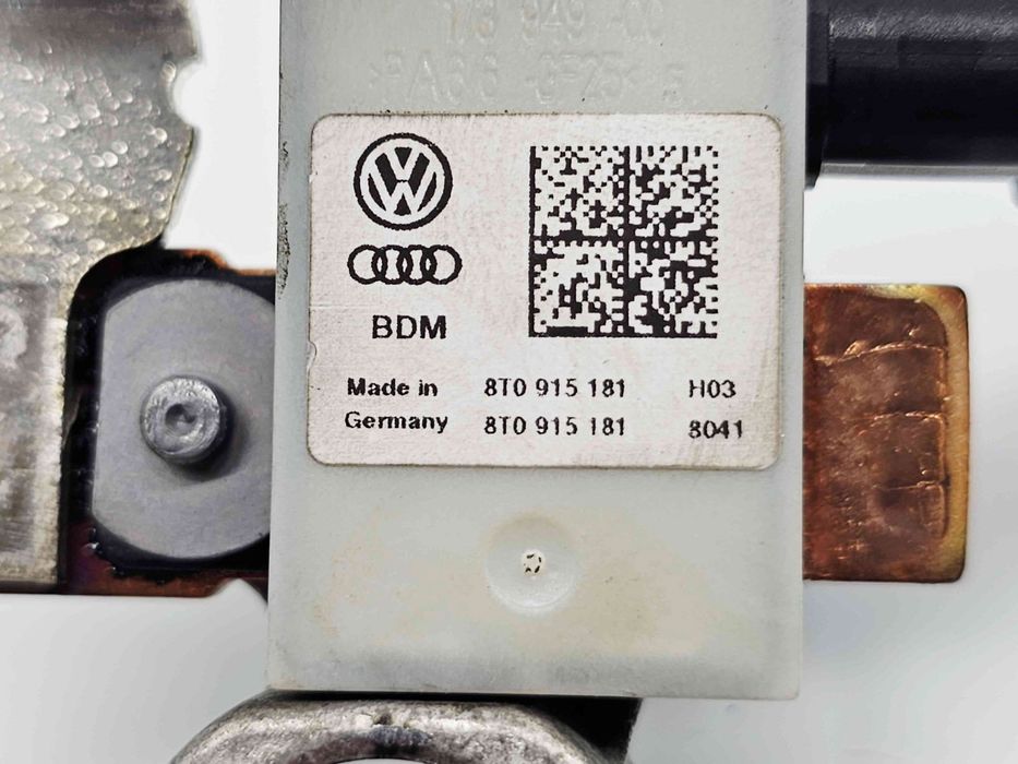 Borna baterie (-)  AUDI A4 (8K2, B8) [Fabr 2008-2015] 8T0915181