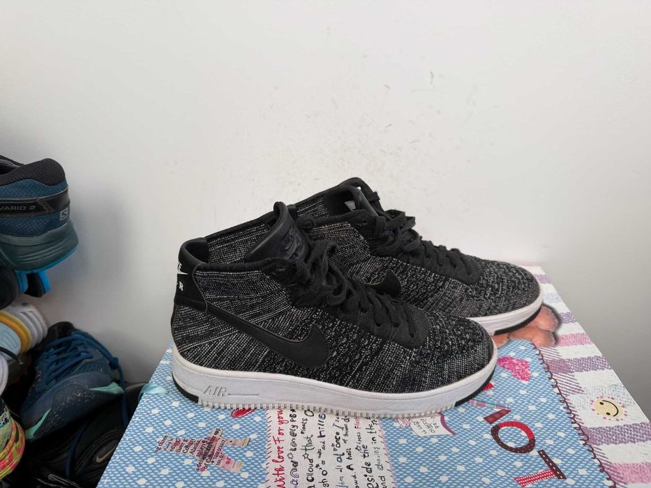 Nike Air Force 1 Ultra Flyknit Mid Oreo''оригинални маратонки 43 номер