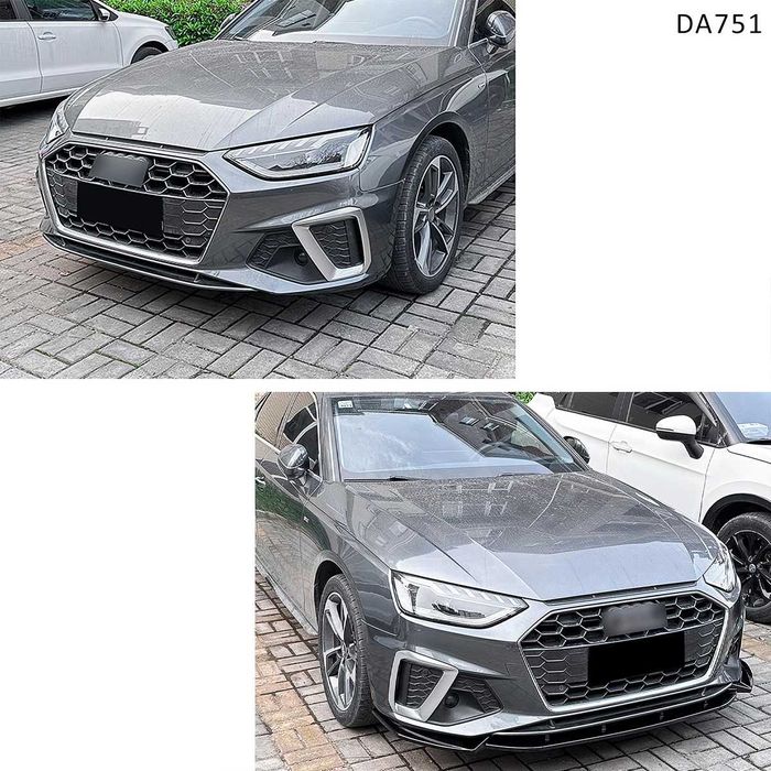 Тунинг лип спойлер предна броня Audi A4 S4 B9.5 2020+ ауди а4 Lip б9.5