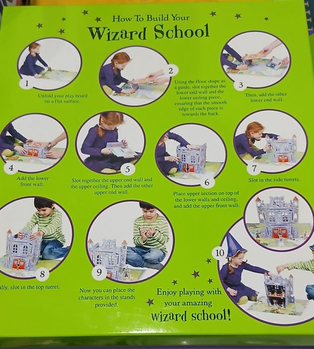 English play books Разгъваеми Книги- игра The magical farm; The wizard