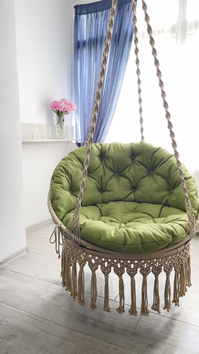 Fotoliu gradina/fotoliu suspendat/ balasoar/ leagan hamac macrame
