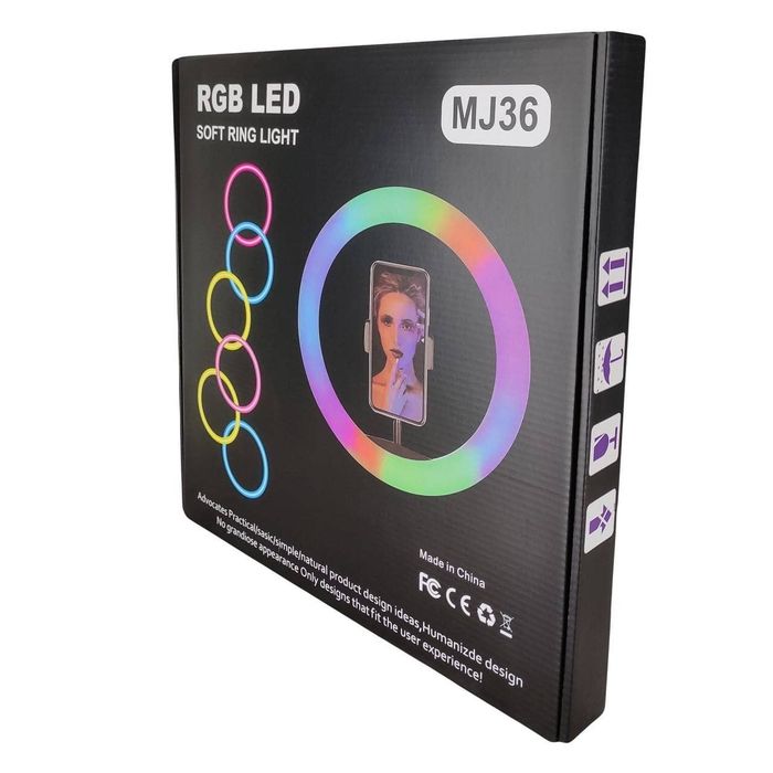 Светодиодные кольцевые лампы RGB