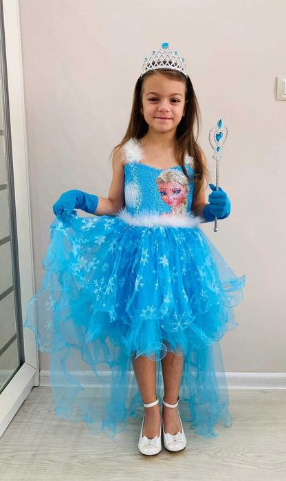 Рокля Елза,Едноре 4-12г