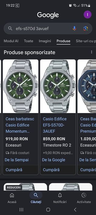 Casio Edifice Solar Safir