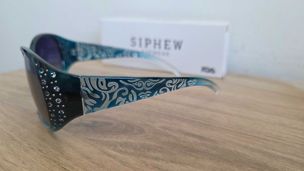 Ochelari de soare Siphew polarizați UV400 oversized damă Nou cu etichetă