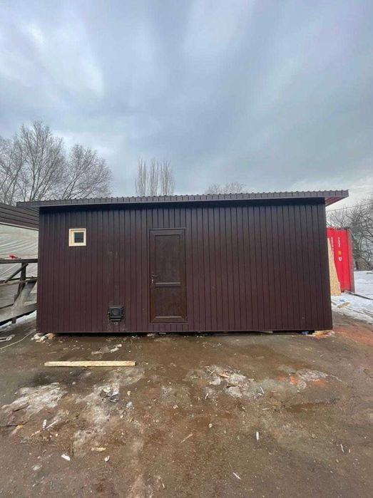 Баня из контейнера Бытовки