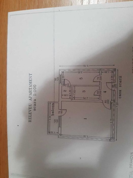 Ofer spre închiriere garsoniera in Ploiesti zona 9 Mai str Marasesti