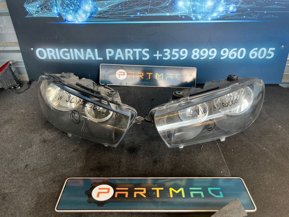 Оригинален фар Фарове VW SCIROCCO 1K8941006H 1K8941005 H ляв десен