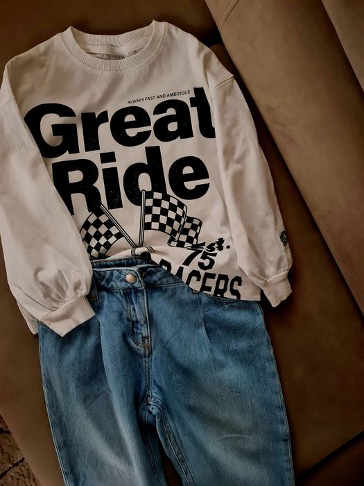 Hanorac Zara, bluze, blazer fetite marimea 98-122cm