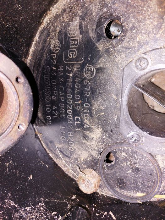 Газова бутилка STAKO тип резервна гума