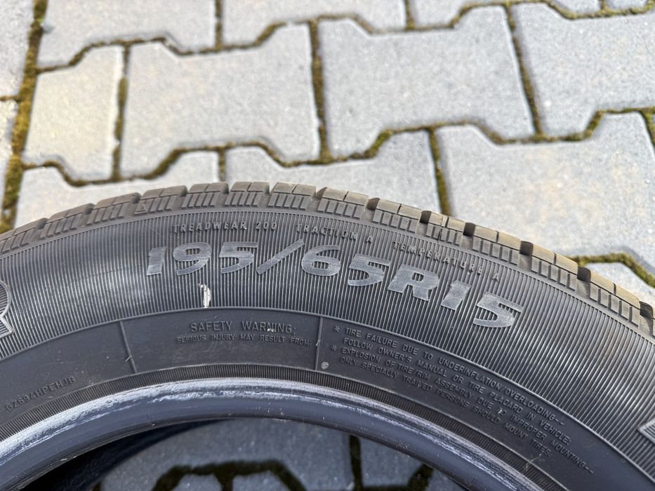 1бр. Лятна Гума 195/65R/15 -GOOD YEAR- DOT:0400- 7.8мм. *10€ за 1бр.*