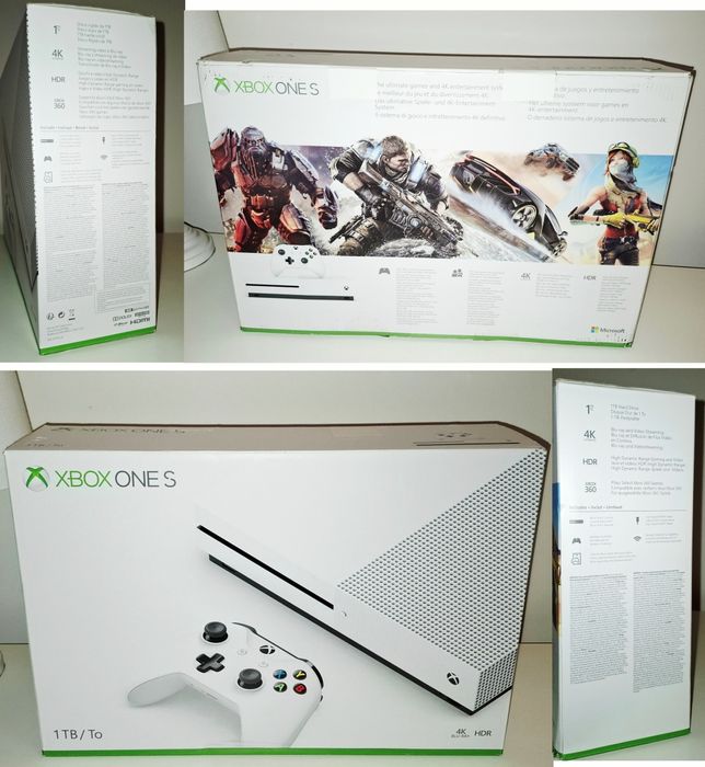 Consolă Xbox One S 1TB + jocuri Minecraft