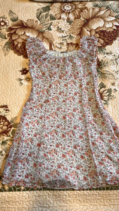 Платье летнее в цветочек