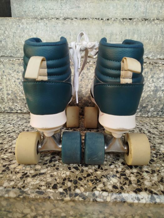 Детски ролкови кънки QUAD 100 JR, СИНИ НОМЕР НА КРАКА: 32 (ТРИДЕСЕТ И ВТОРИ)