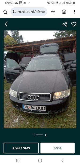 Vând audi A4 B6 an fabricație 2003