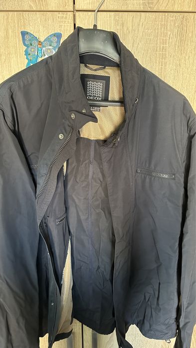 Geaca Neagră Geox Bărbați