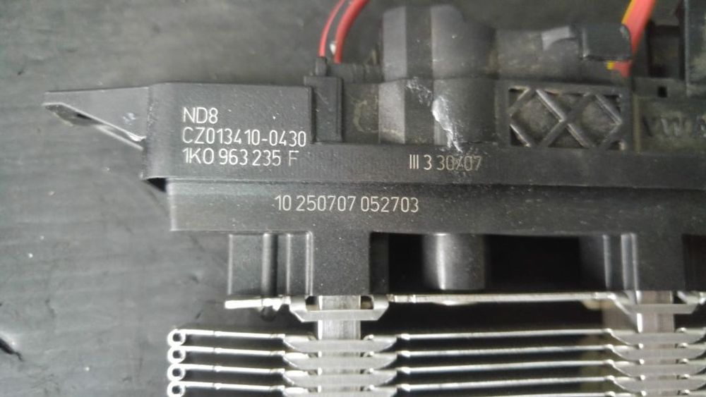 Rezistenta electrica calorifer bord vw passat b6 1k0963235f