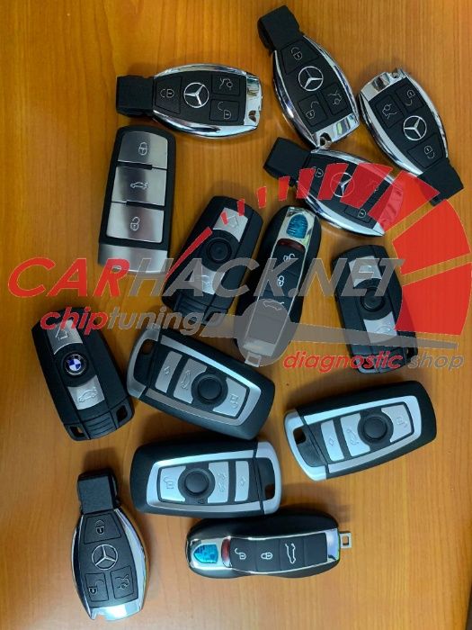 Oбучение и продажба на автомобилни ключове Mercedes, BMW, Porsche, VW