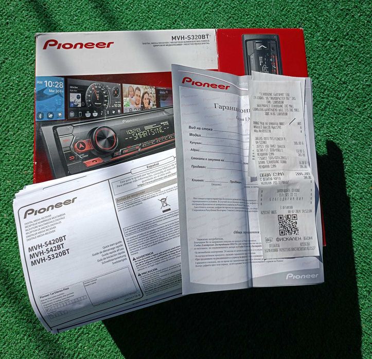 Pioneer MVH-S320BT Bluetooth USB 1DIN – Отлично състояние
