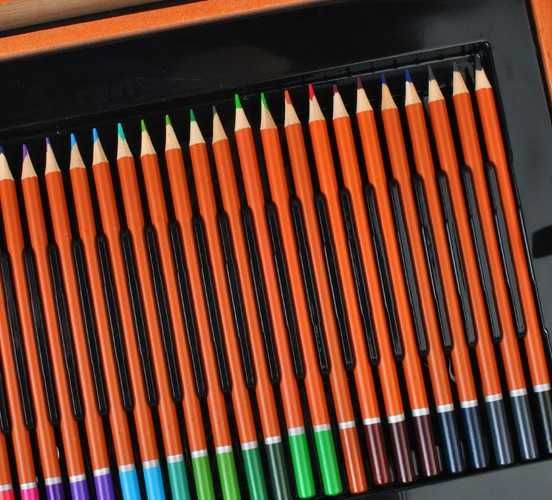 Професионален дървен куфар за рисуване Maaleo, 177 части