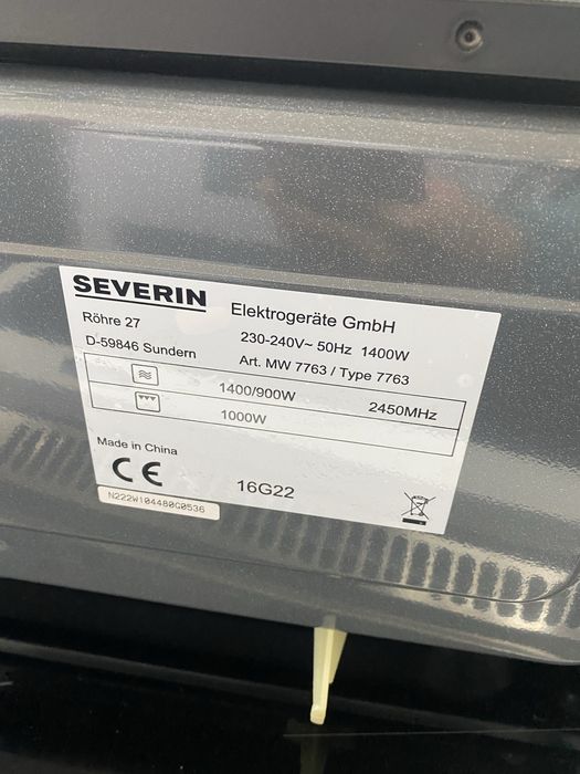 Микровълнова фурна Severin MW 7762 20 l