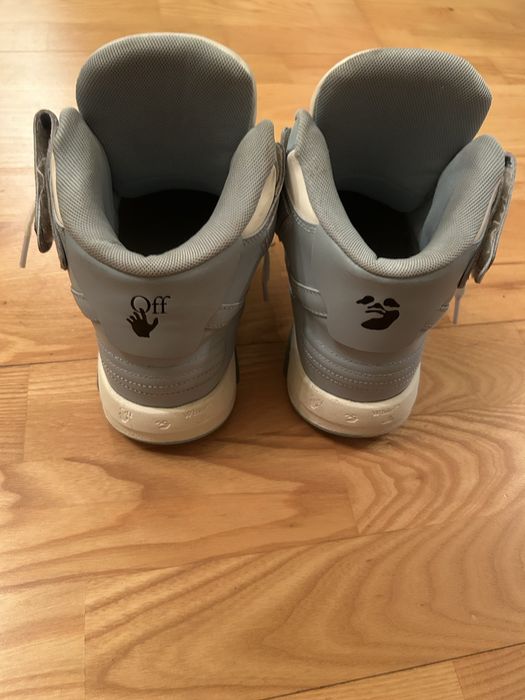 Off White OOO Out Off Office Blue High Albastri