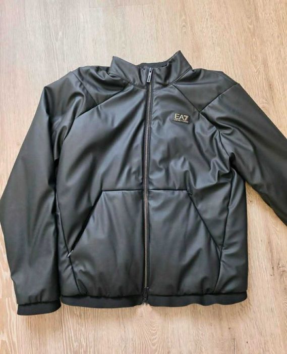 Оригинално кожено яке Emporio Armani EA7