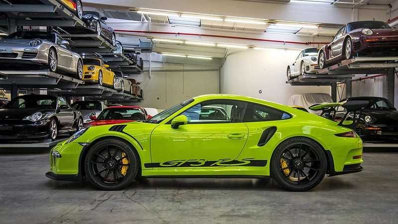черен стикер за врата GT3 RS за Porsche 911 991