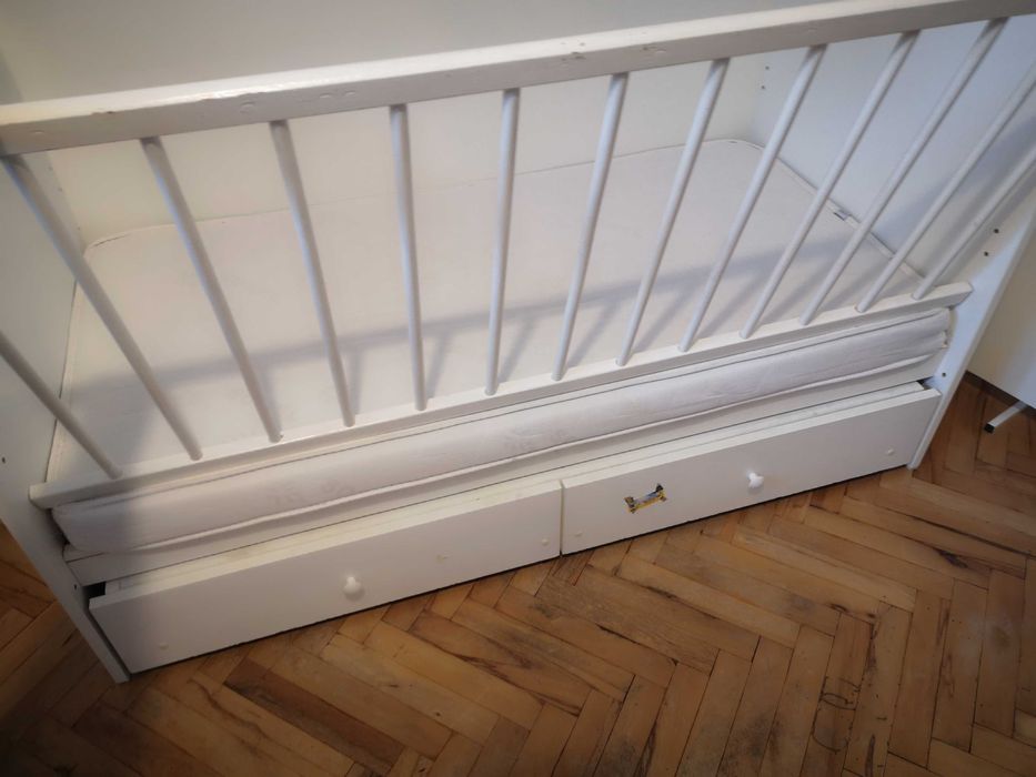 Бебешко легло с преграда 70/140