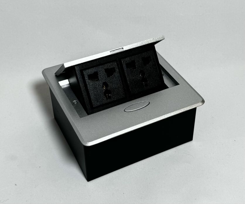 Настольная розетка Наполная розетка Лючок Люк Socket Розетка короб