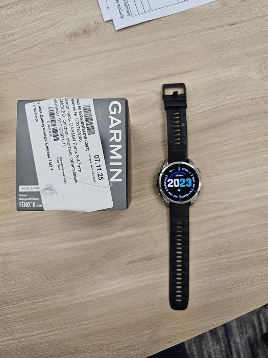 Garmin fenix 8  47mm titanium sapphire amoled