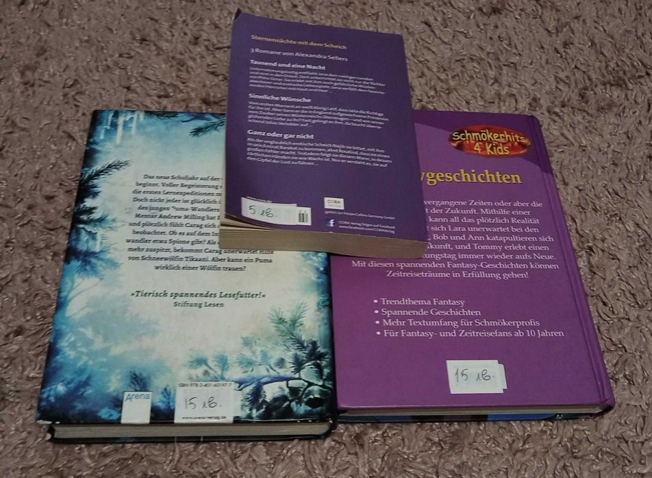 Книги на български, немски и английски