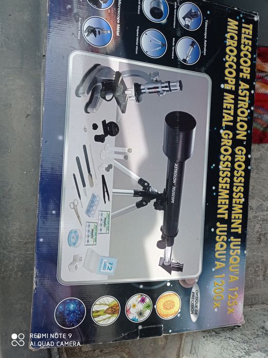 Oferta telescop + microscop Astrolon copii 100 lei