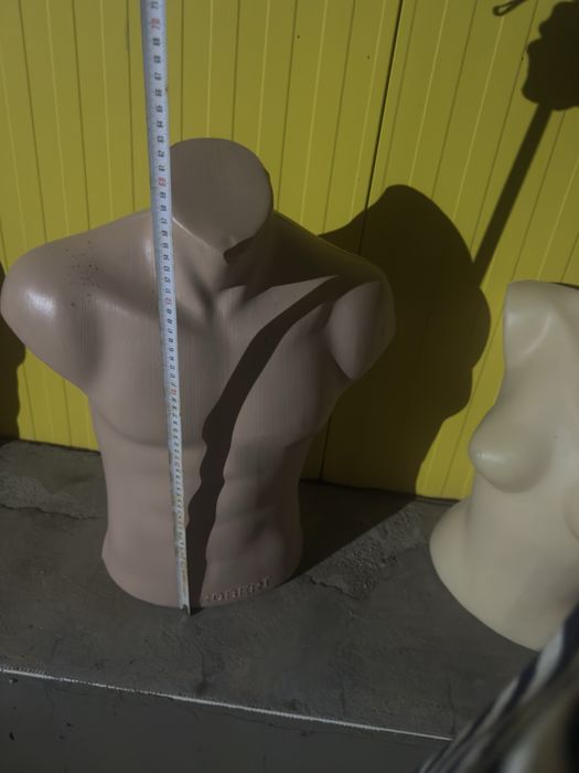 Manechin bust plastic barbati