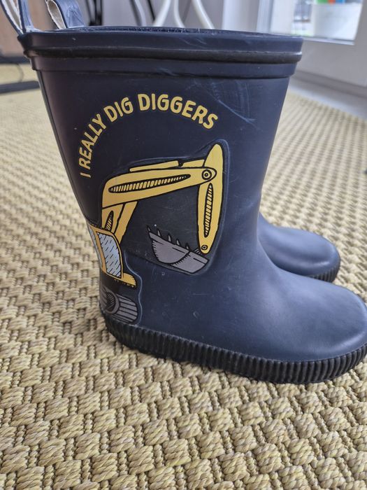 Cizme ploaie cauciuc h&m tribord decathlon  26  31/32