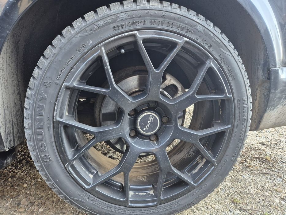 Vand Jante aliaj 19” AVUS Racing + anvelope 255/40 R19 – 5x120