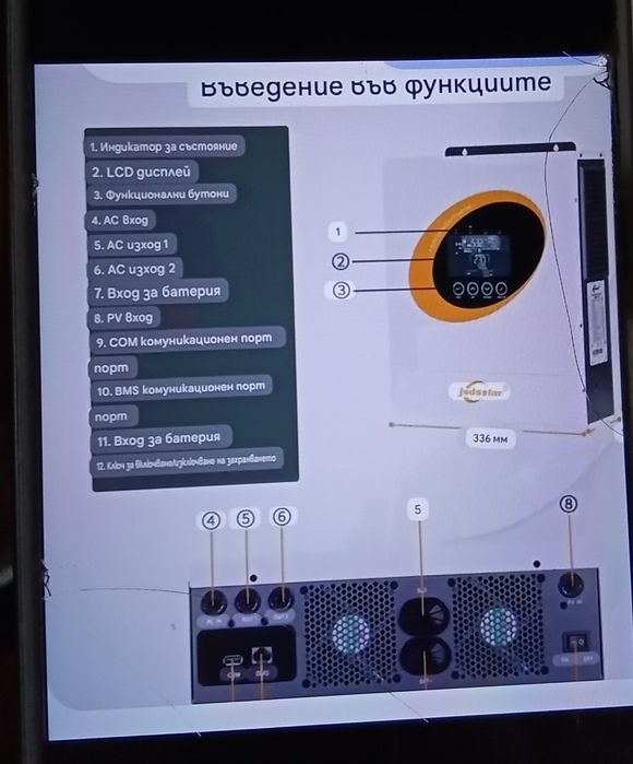 Хибриден  инвертор 6,5 кв