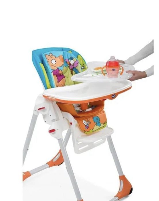 Стульчик для кормления chicco polly 2 в 1
