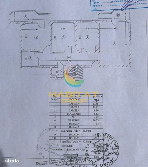 Apartament 3 camere, centrala, Aparatorii Patriei