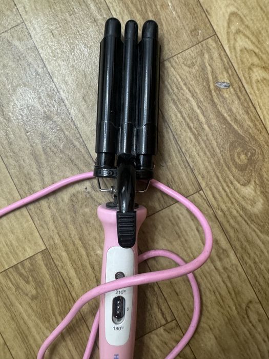 Плойка гофре расческа выпрямитель для волос