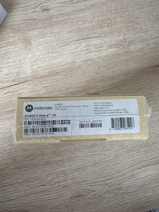Motorola Moto G35 5G (4GB RAM / 128GB) – Чисто нов, запечатан