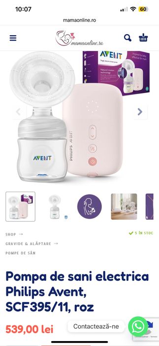 Pompa san SCF395/11 Philips Avent