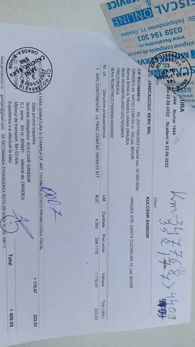 Set 4 Cauciucuri vara + jante orig. VW Golf 4, Continental 195/65/R15