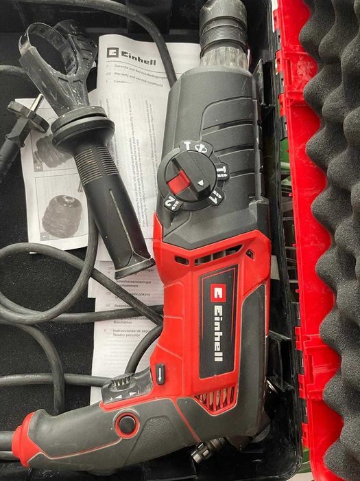 Rotopercutanta Einhell TE-RH 950 5F - SDS-Plus, 950 W, 3 J, mandrina interschimbabila, cutie transport