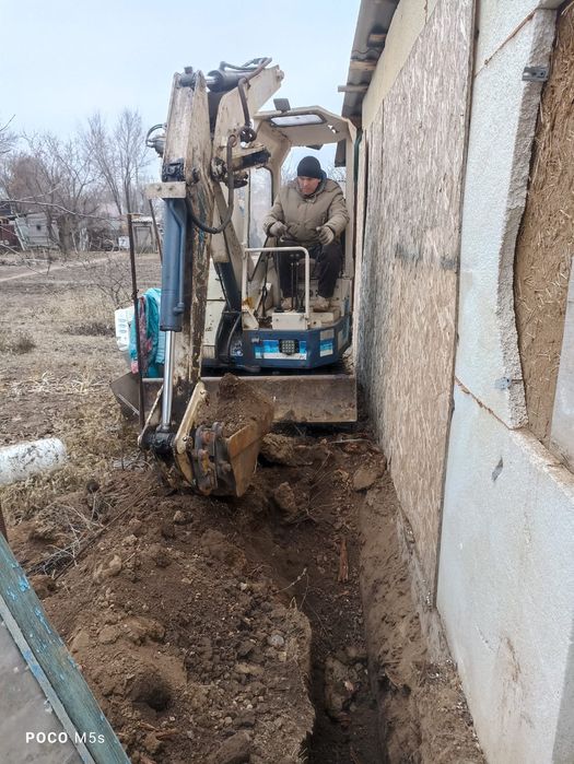 Услуги мини-экскаватора