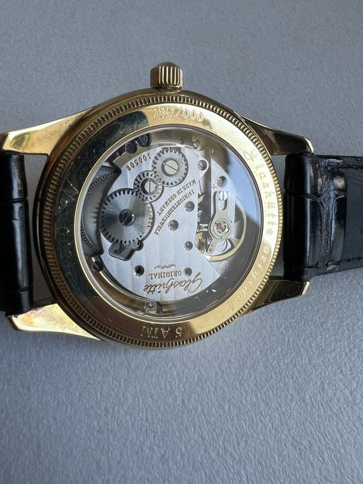 18 k aur Glashutte Original Senator Chronometer cal.12.50 Editie Limitata