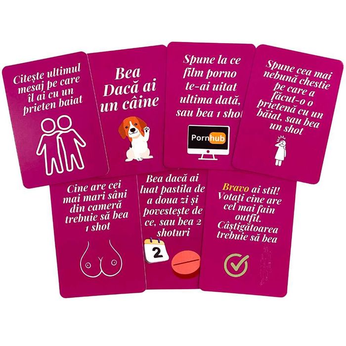 Joc Minti Baute Seara Fetelor, 108 provocari pentru o seara cu fetele