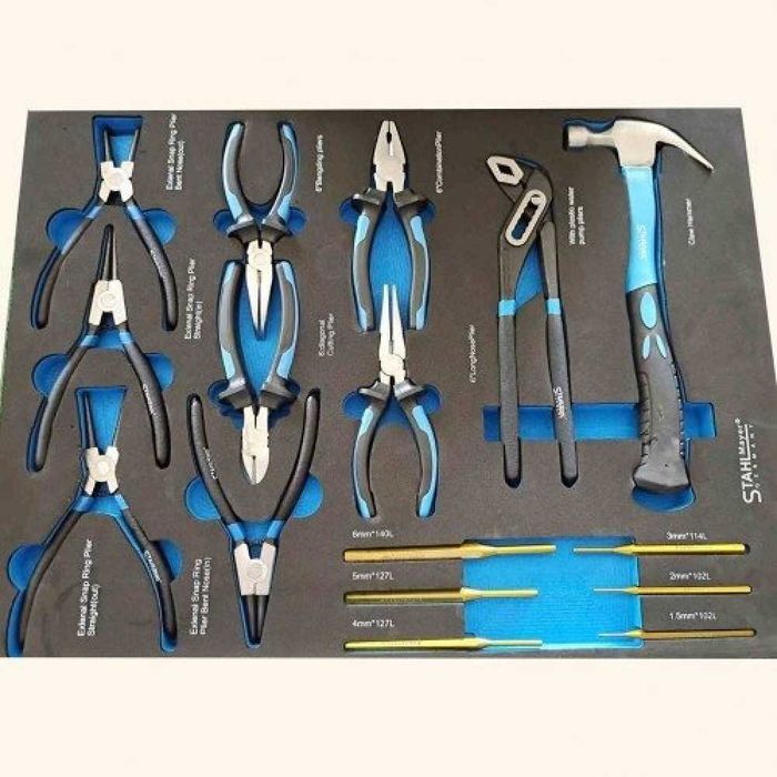 Шкаф с инструменти StahlMayer със 7 чекмеджета – 5 пълни